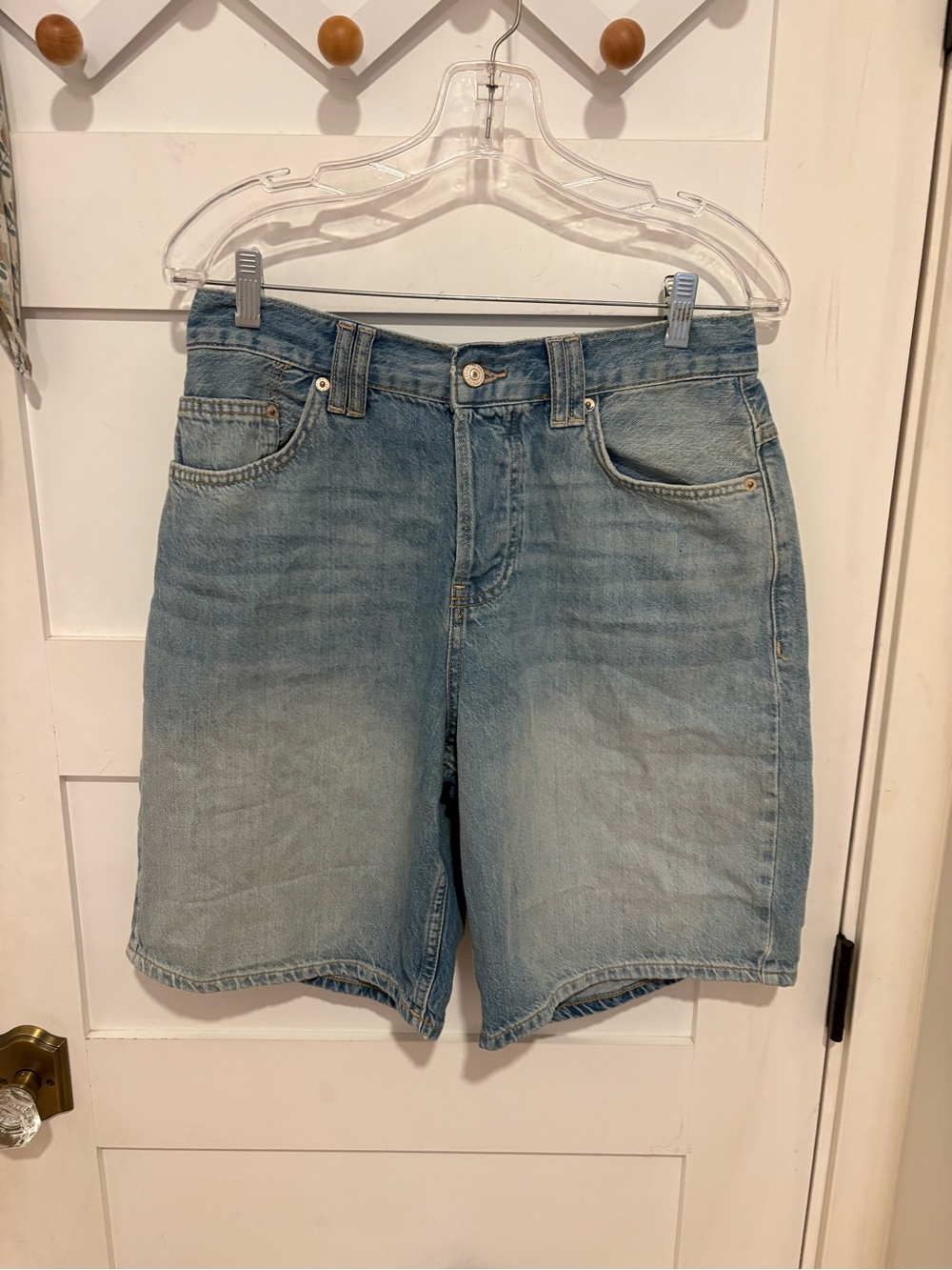 We The Free Montana Light Blue Denim Shorts